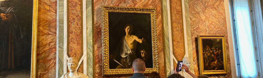 Caravaggio's works in Rome