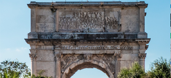 El Arco de Tito en Roma