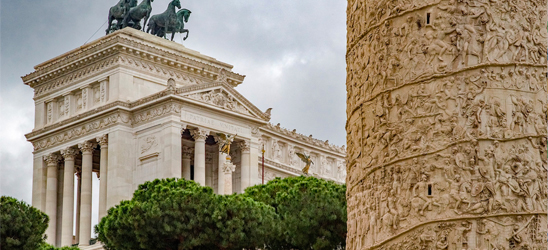 La Columna de Trajano en Roma