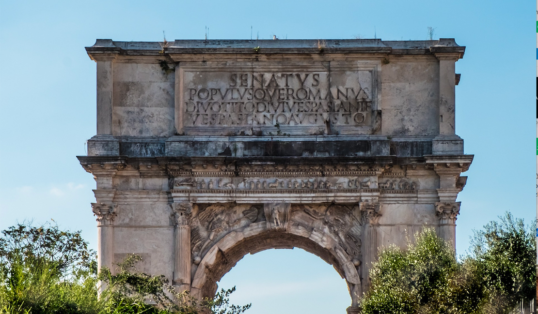 El Arco de Tito en Roma